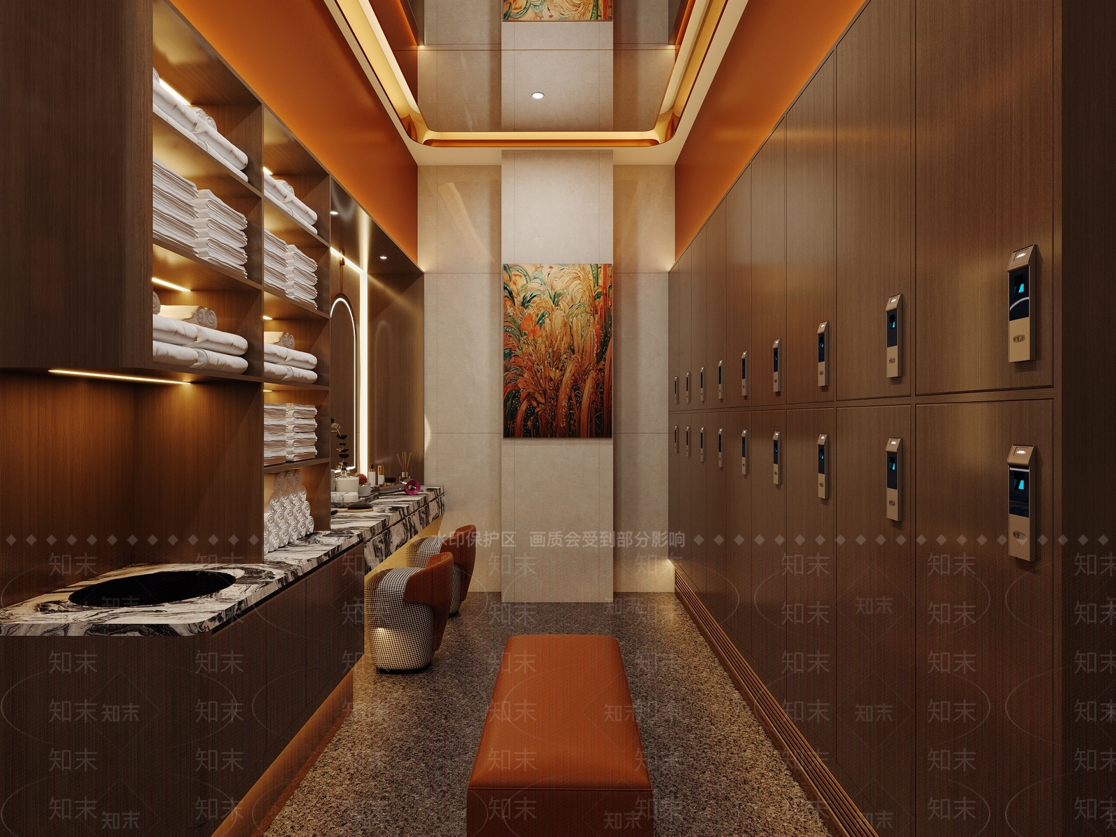 轻奢更衣室3D模型下载【ID:1232238392】