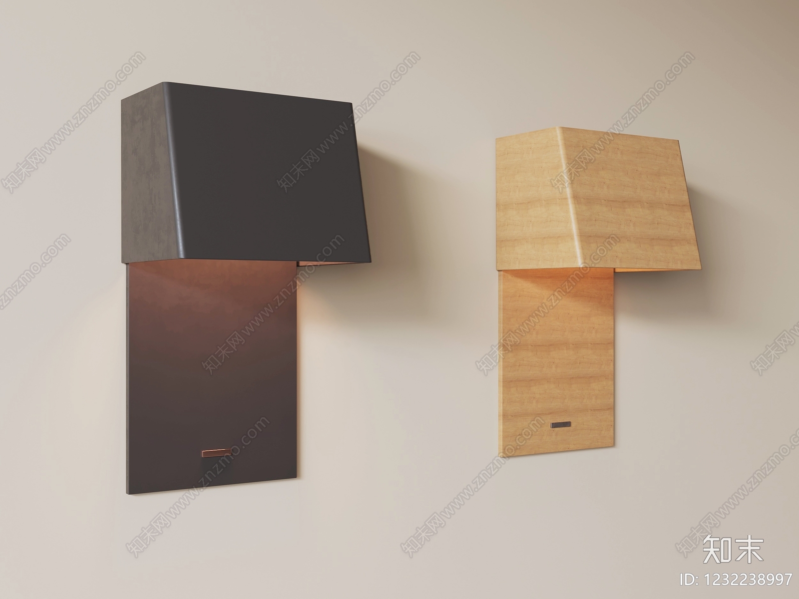 原木风儿童壁灯3D模型下载【ID:1232238997】