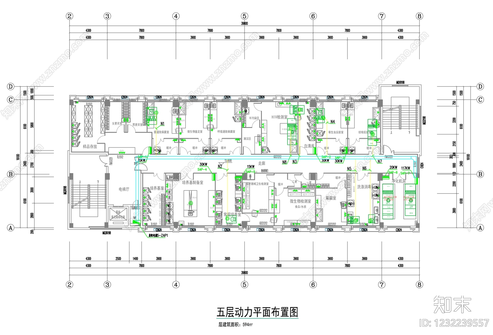 实验室cad施工图下载【ID:1232239557】