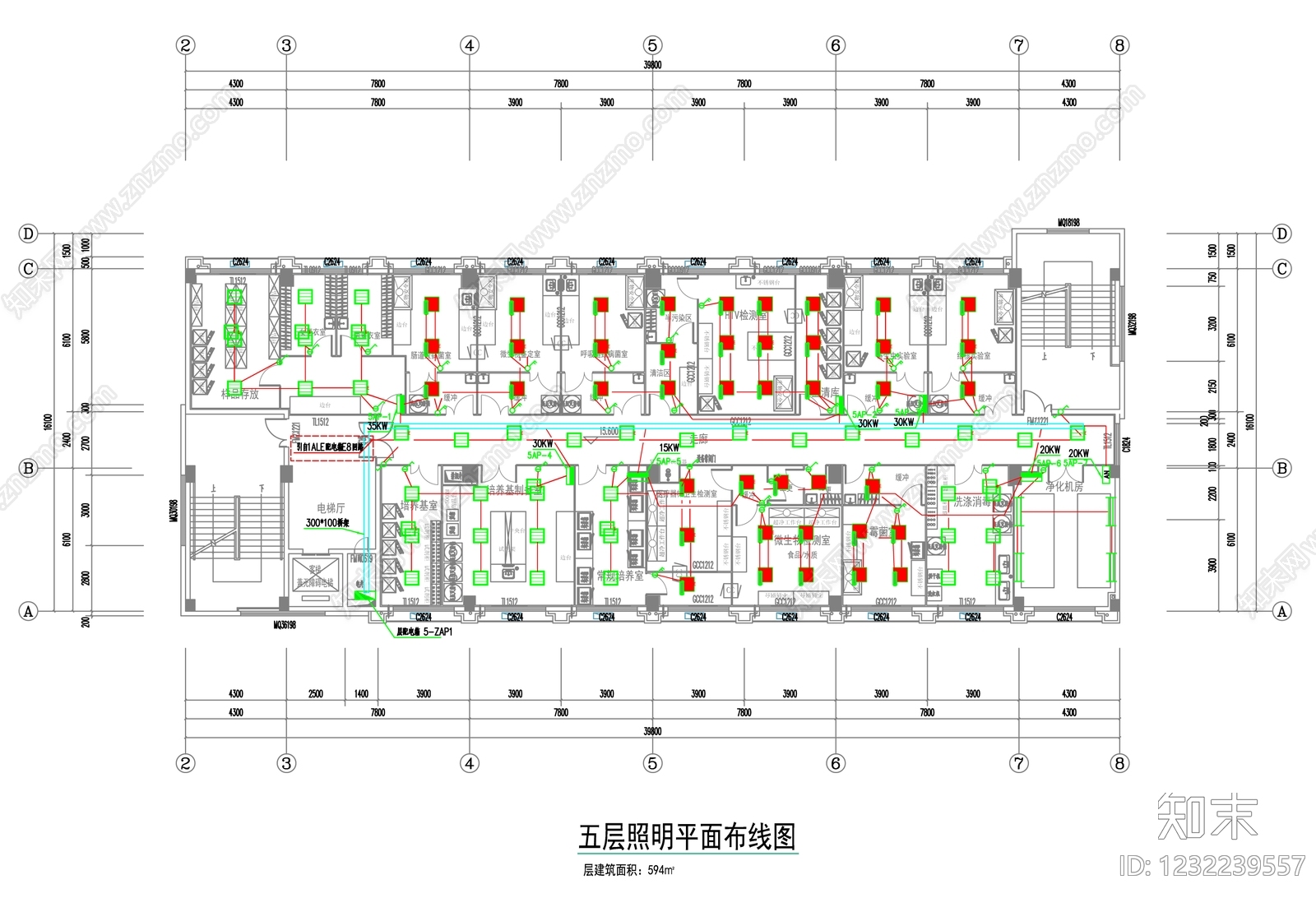 实验室cad施工图下载【ID:1232239557】