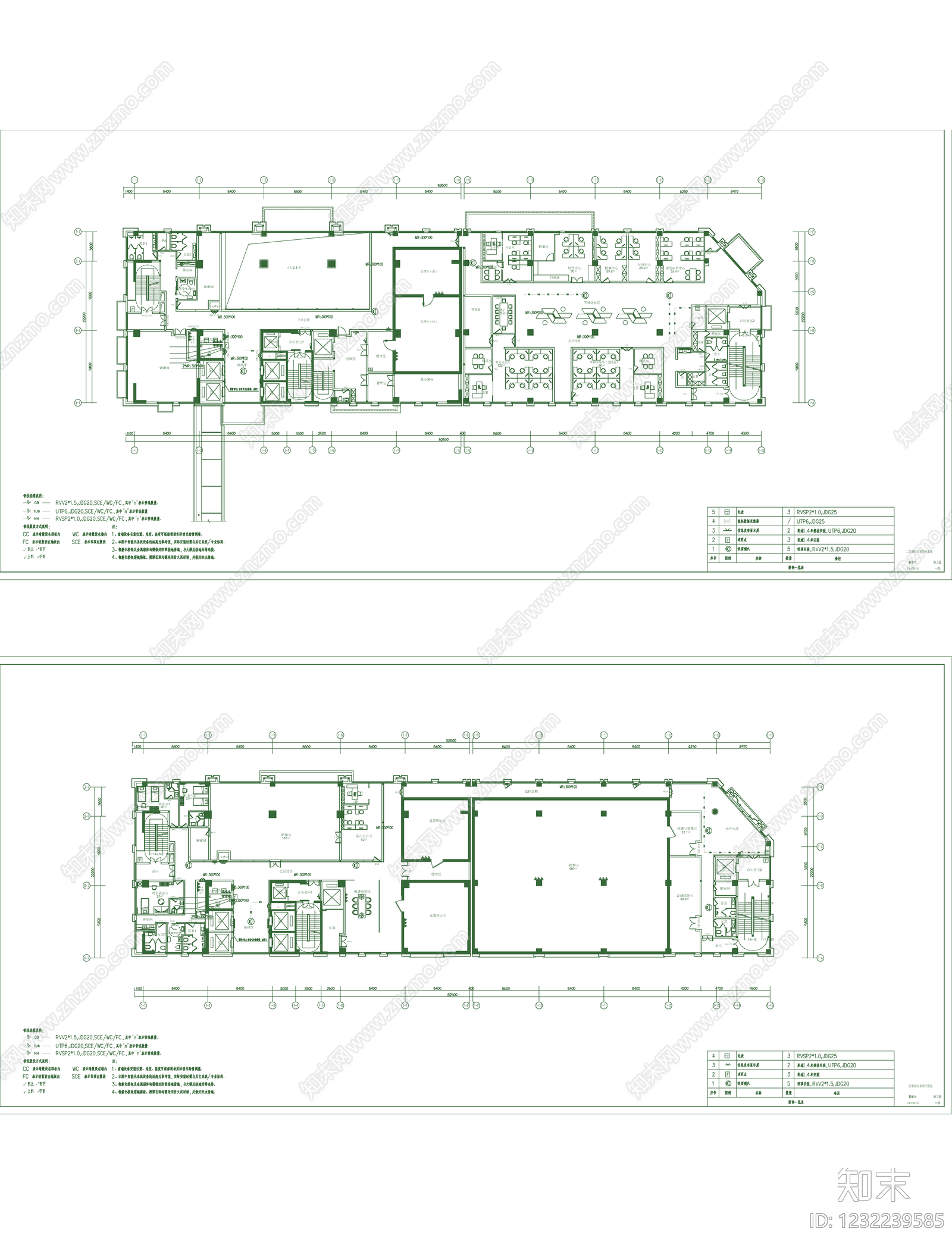 通信网络系统cad施工图下载【ID:1232239585】