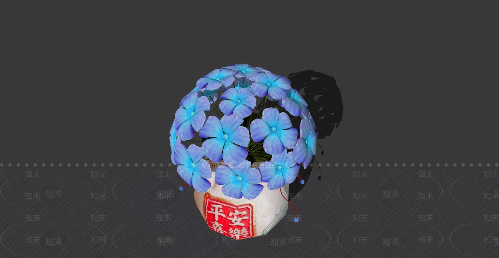 中式花艺SU模型下载【ID:1232240463】