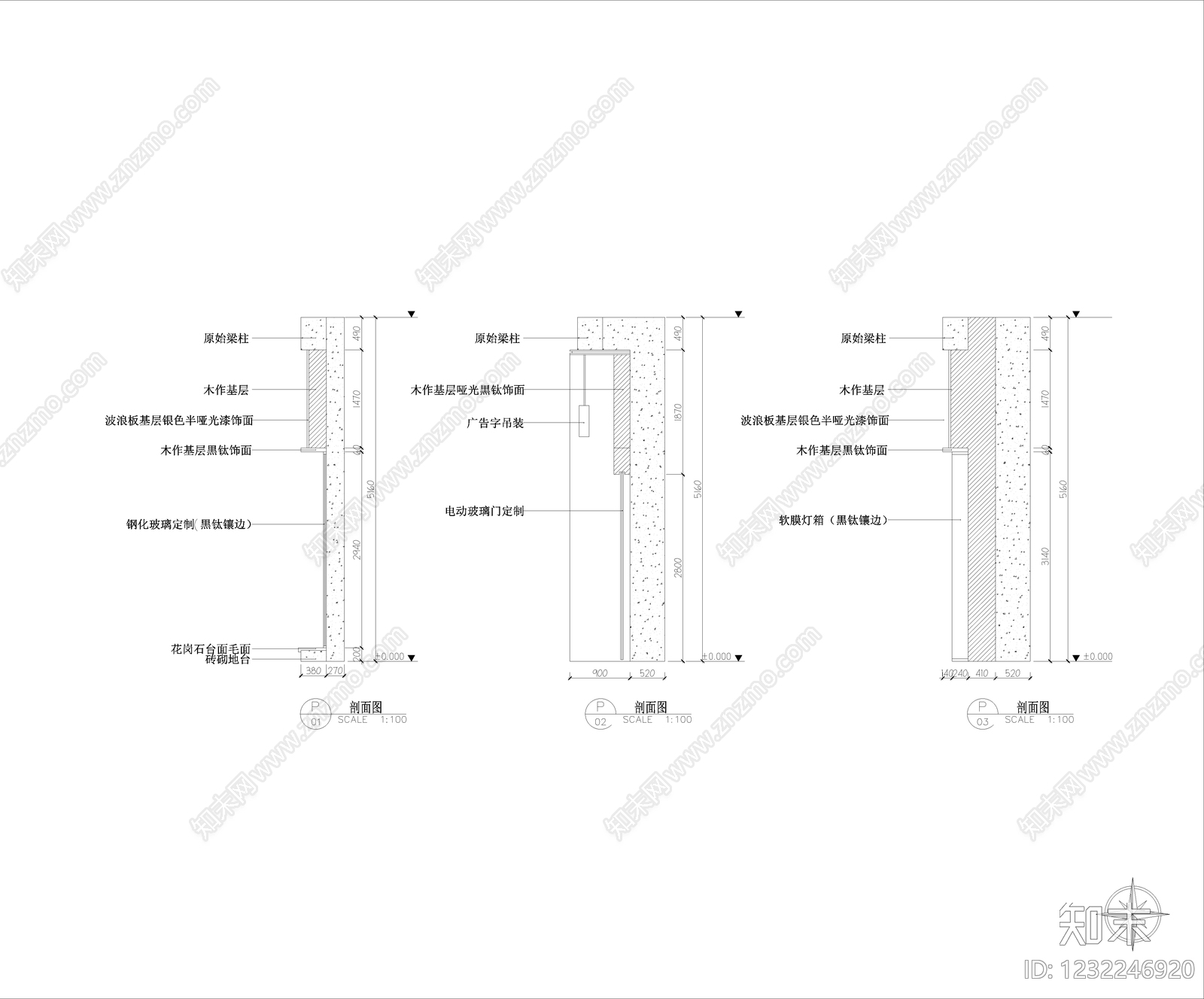 健身房cad施工图下载【ID:1232246920】