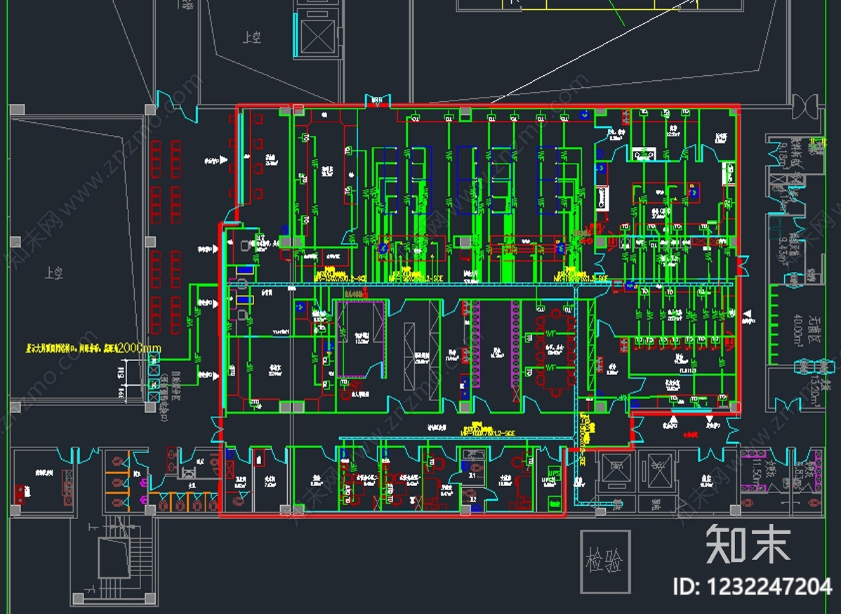 实验室cad施工图下载【ID:1232247204】