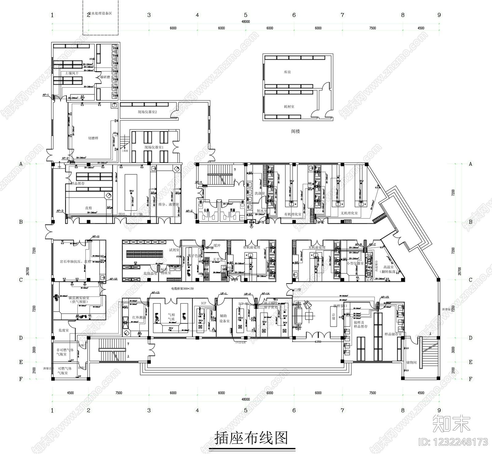 实验室cad施工图下载【ID:1232248173】