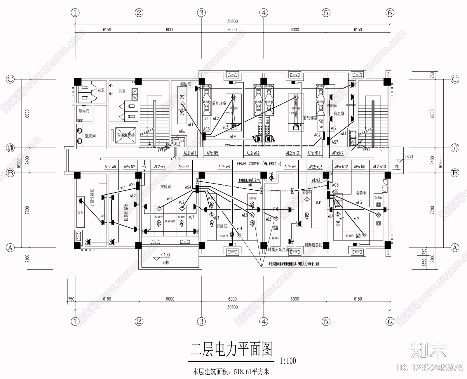 实验室cad施工图下载【ID:1232248976】