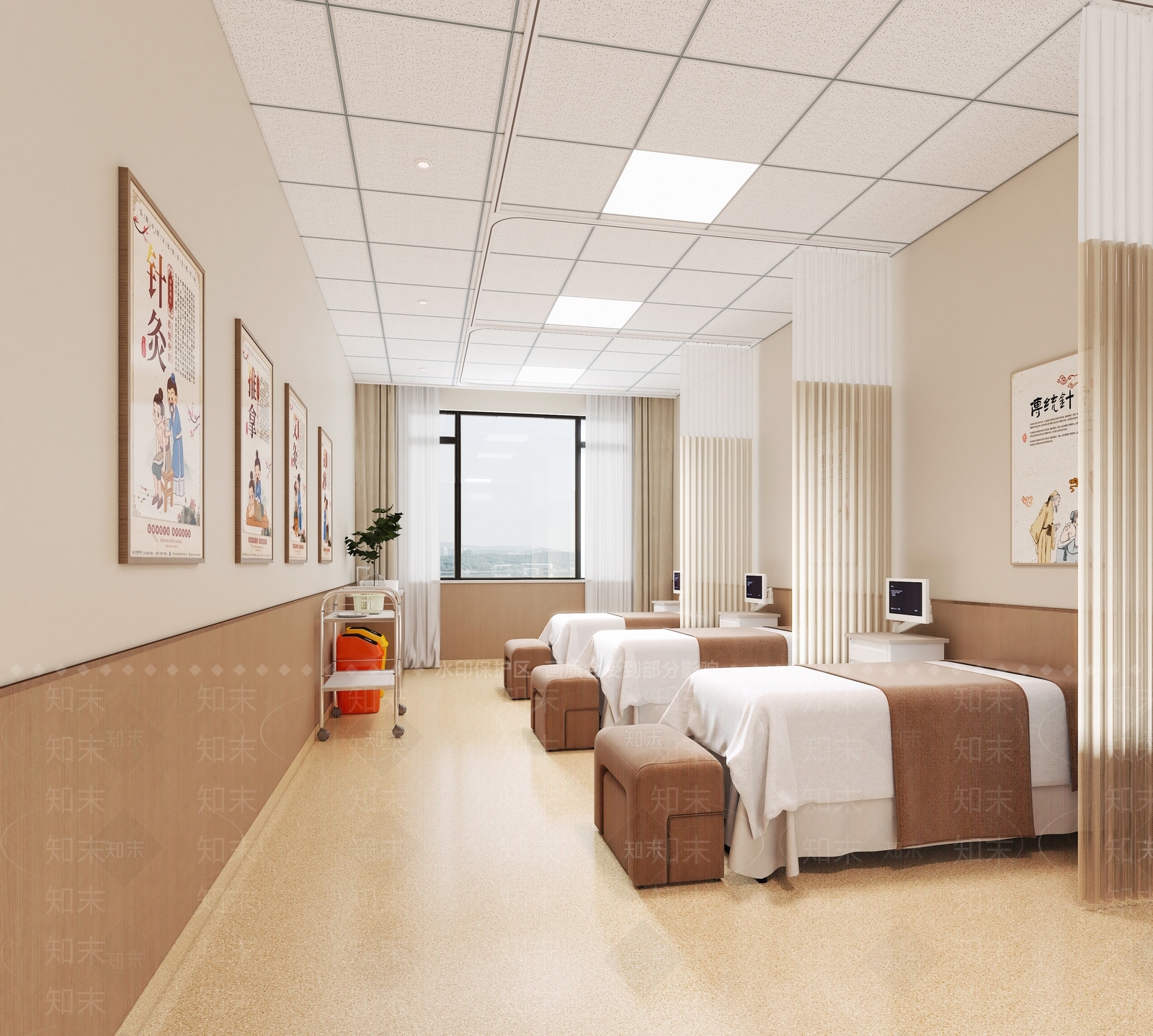 新中式中医馆3D模型下载【ID:1232251922】