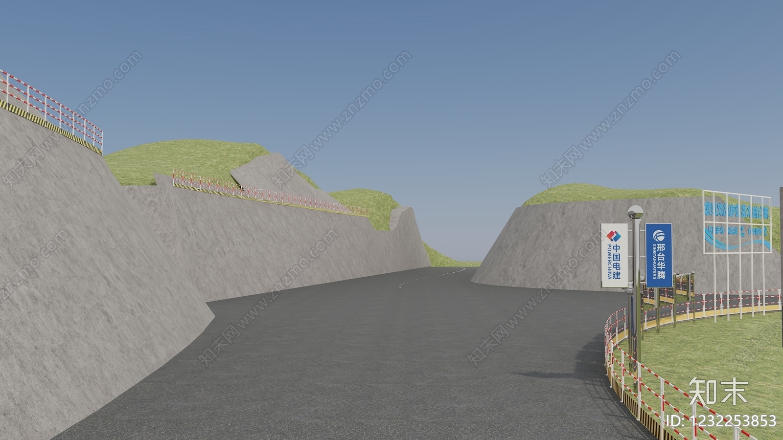现代主义鸟瞰规划3D模型下载【ID:1232253853】