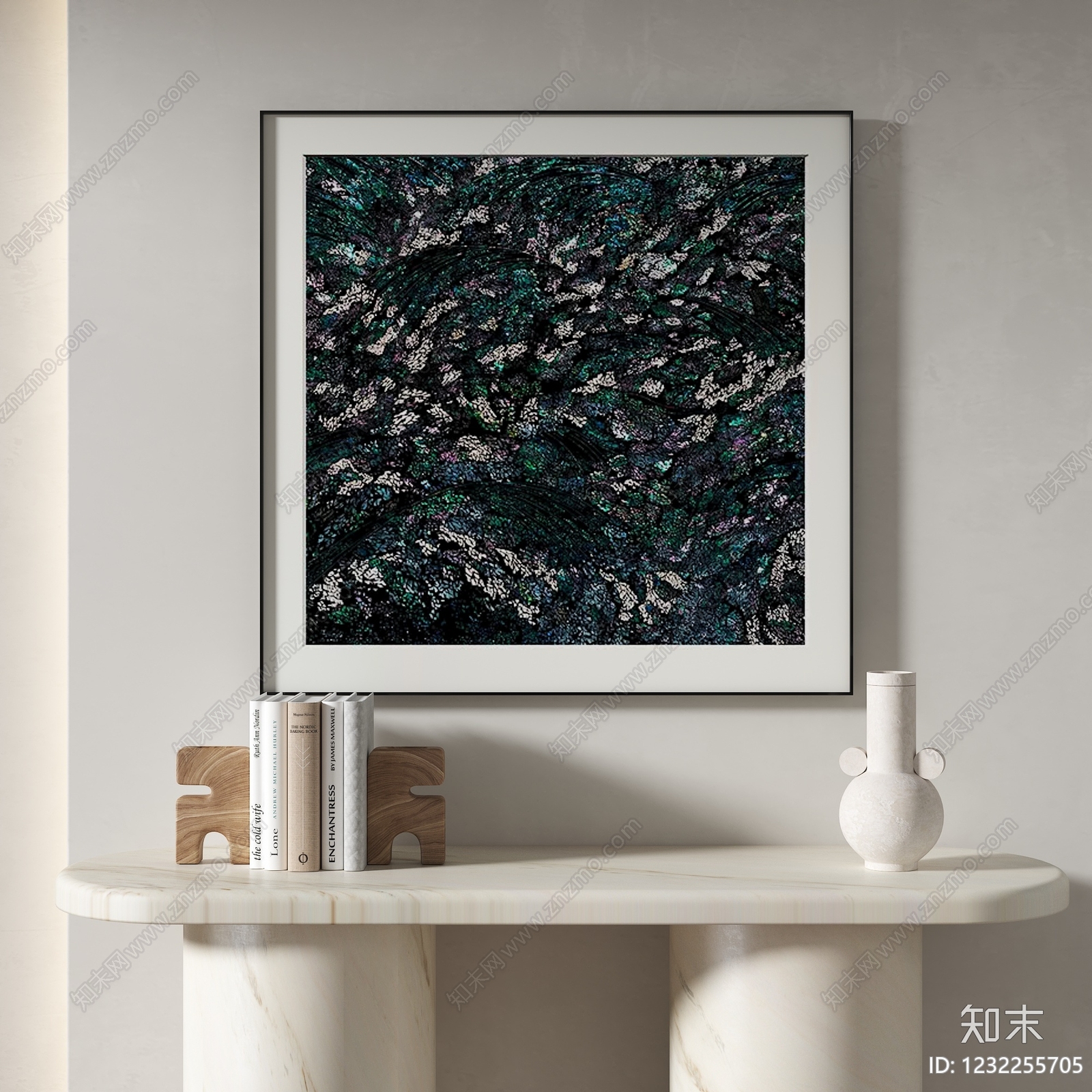 极简抽象挂画3D模型下载【ID:1232255705】