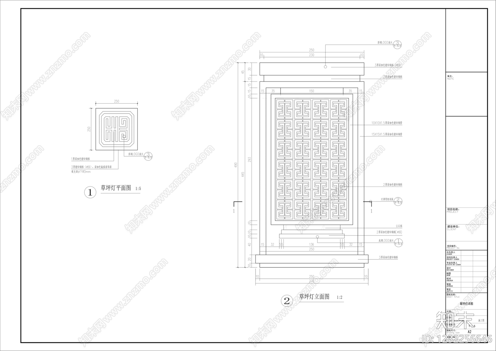 灯节点cad施工图下载【ID:1232256646】