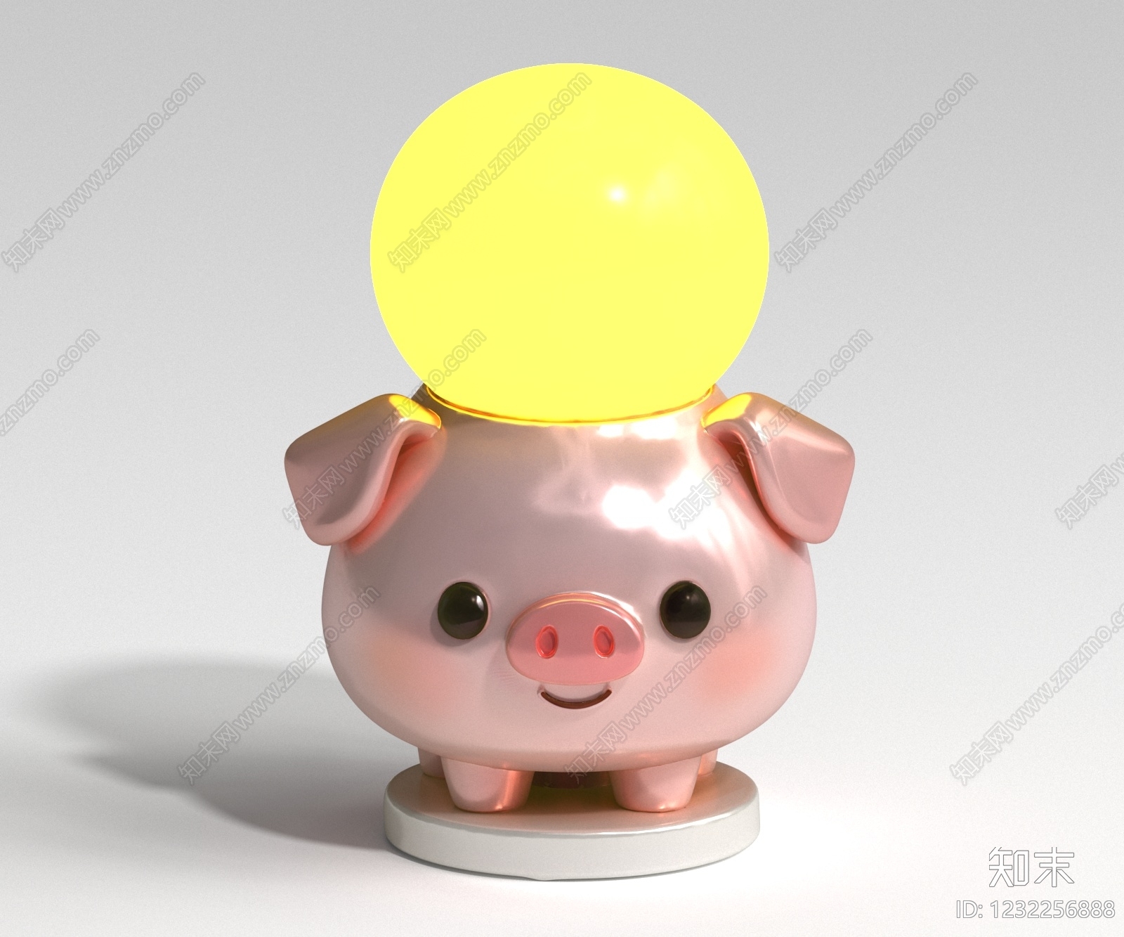 现代台灯3D模型下载【ID:1232256888】