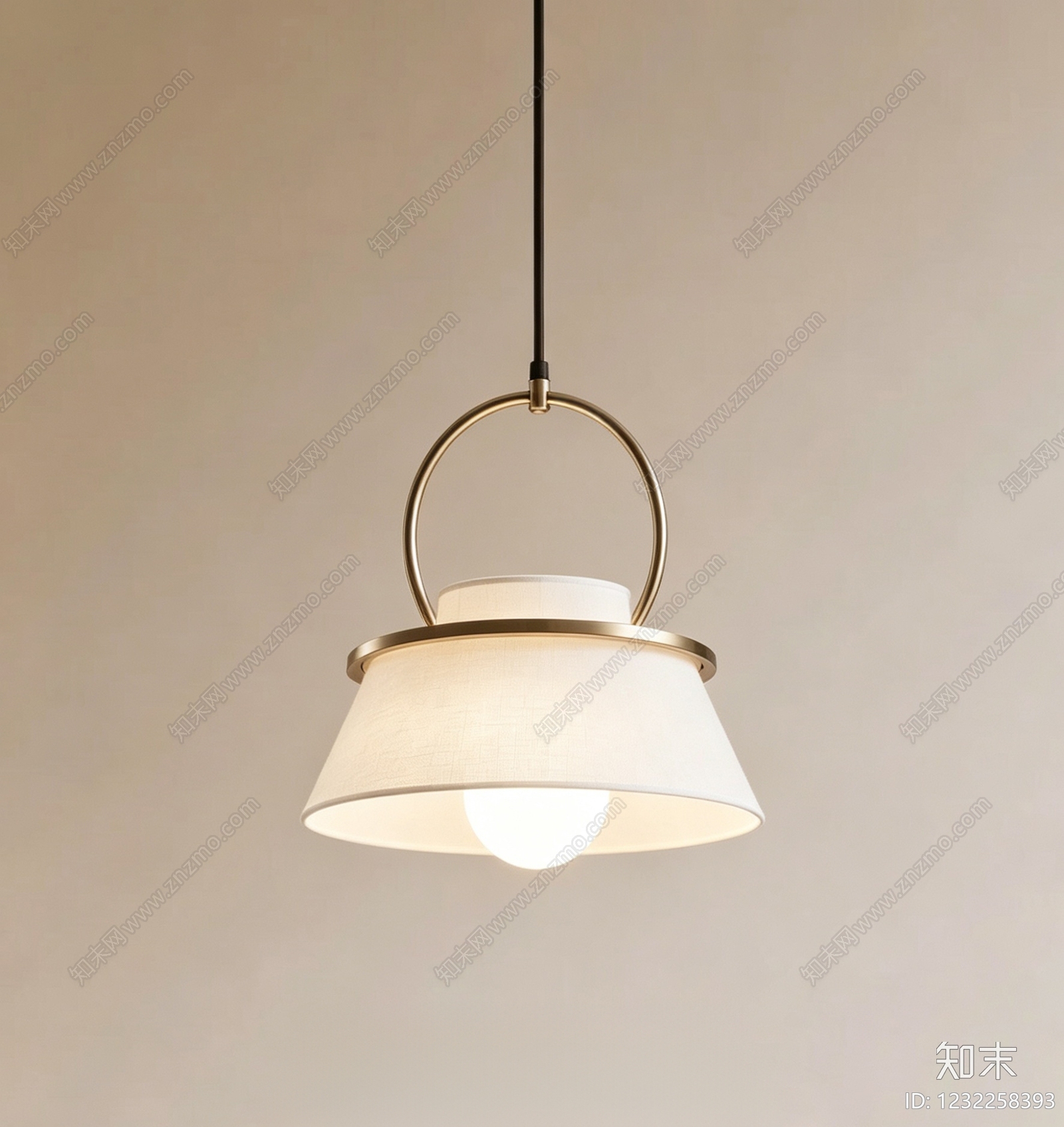 现代简约吊灯SU模型下载【ID:1232258393】