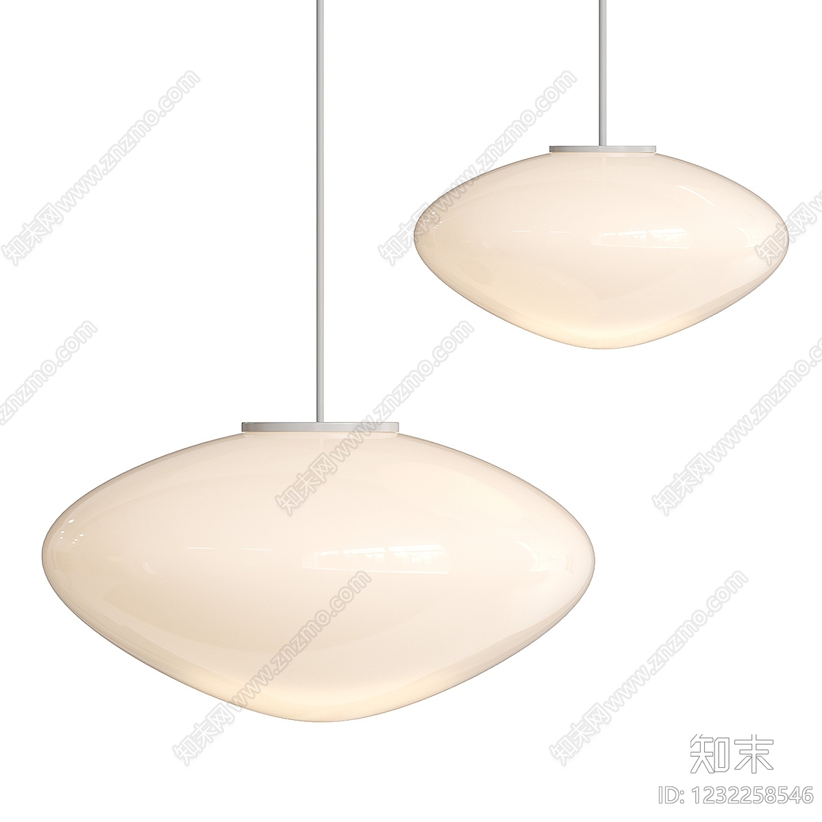 北欧小吊灯3D模型下载【ID:1232258546】