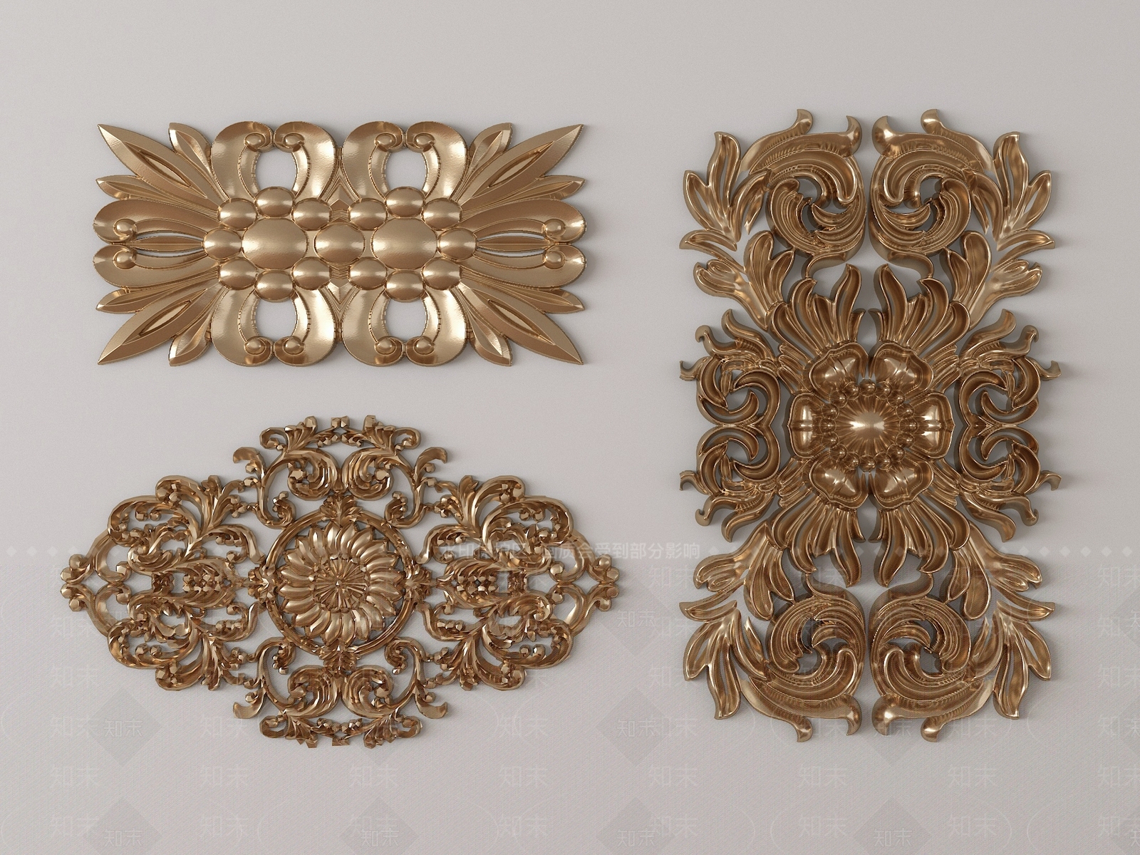 欧式雕花3D模型下载【ID:1232259911】