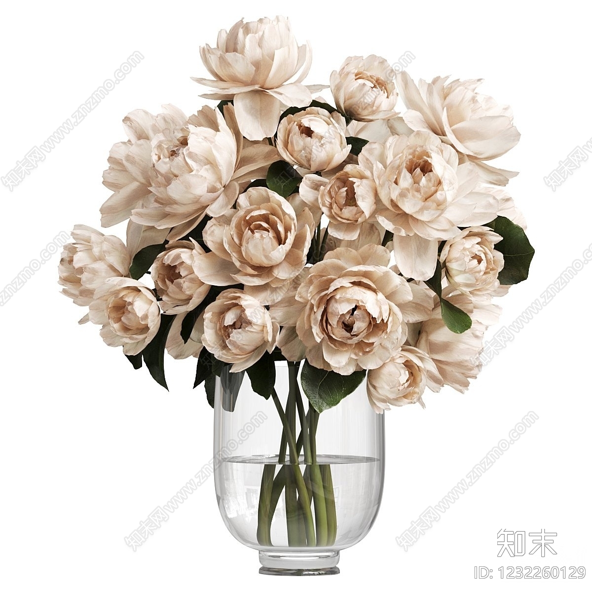 奶油风花瓶3D模型下载【ID:1232260129】