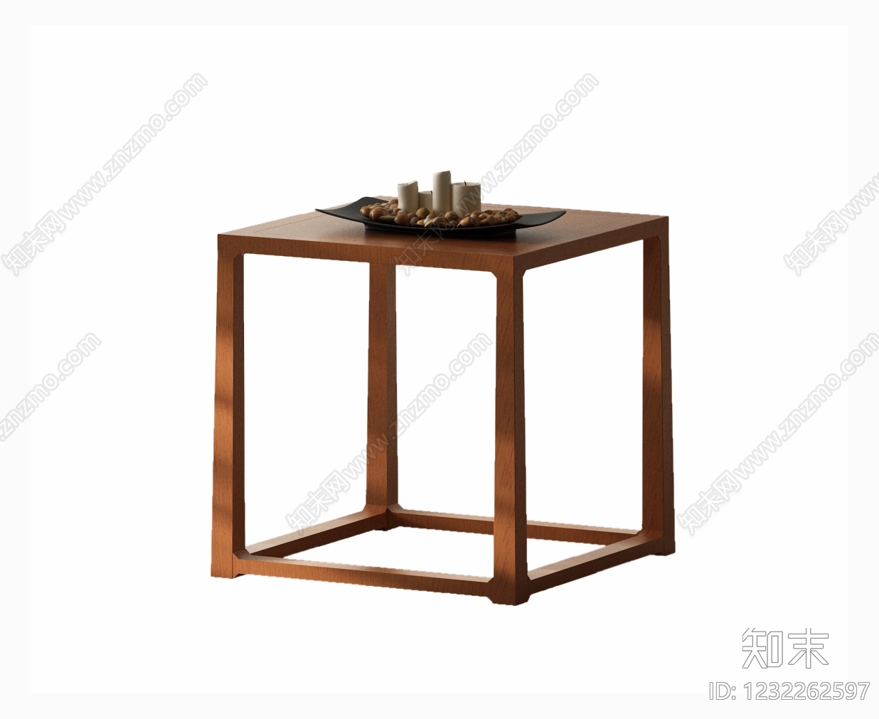 新中式边几3D模型下载【ID:1232262597】