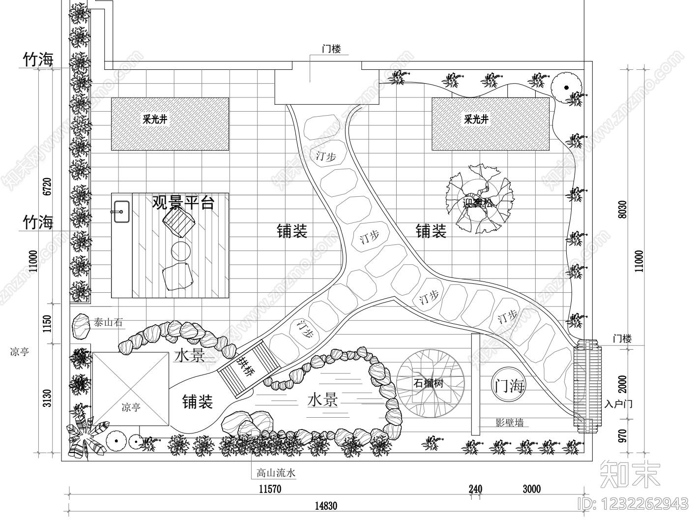 庭院CAD图纸