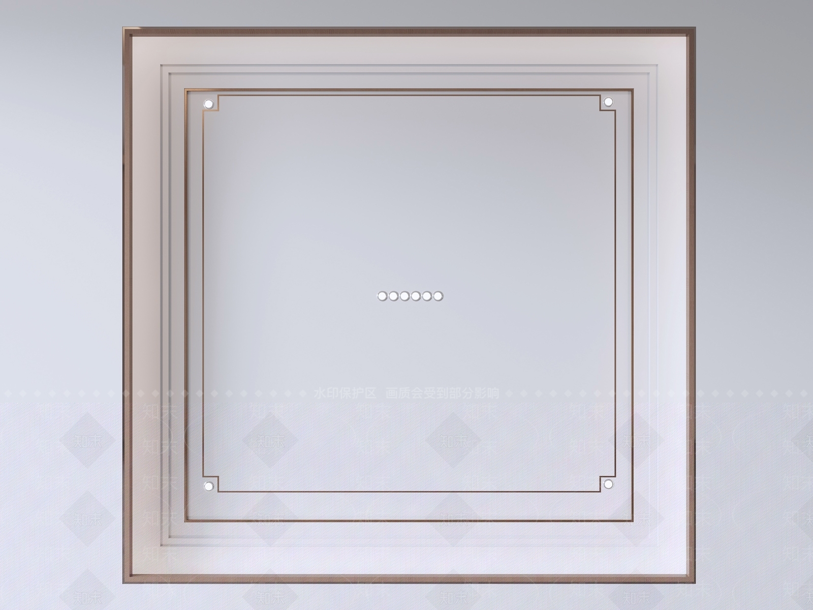 新中式吊顶3D模型下载【ID:1232266954】