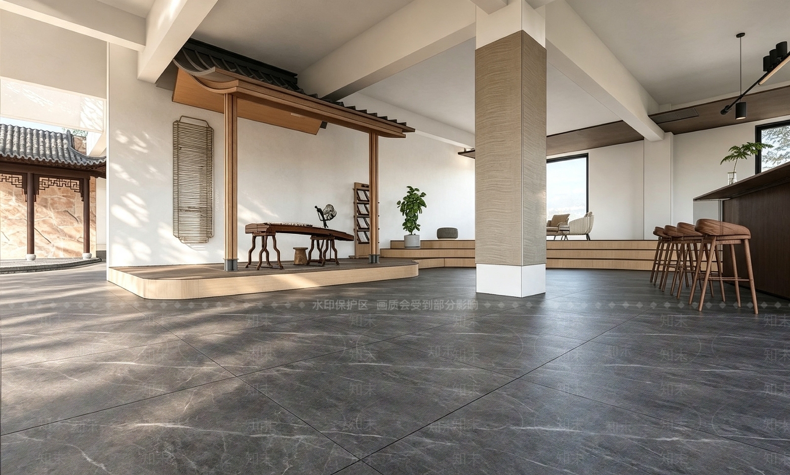 新中式其他家居建材展厅SU模型下载【ID:1232268245】