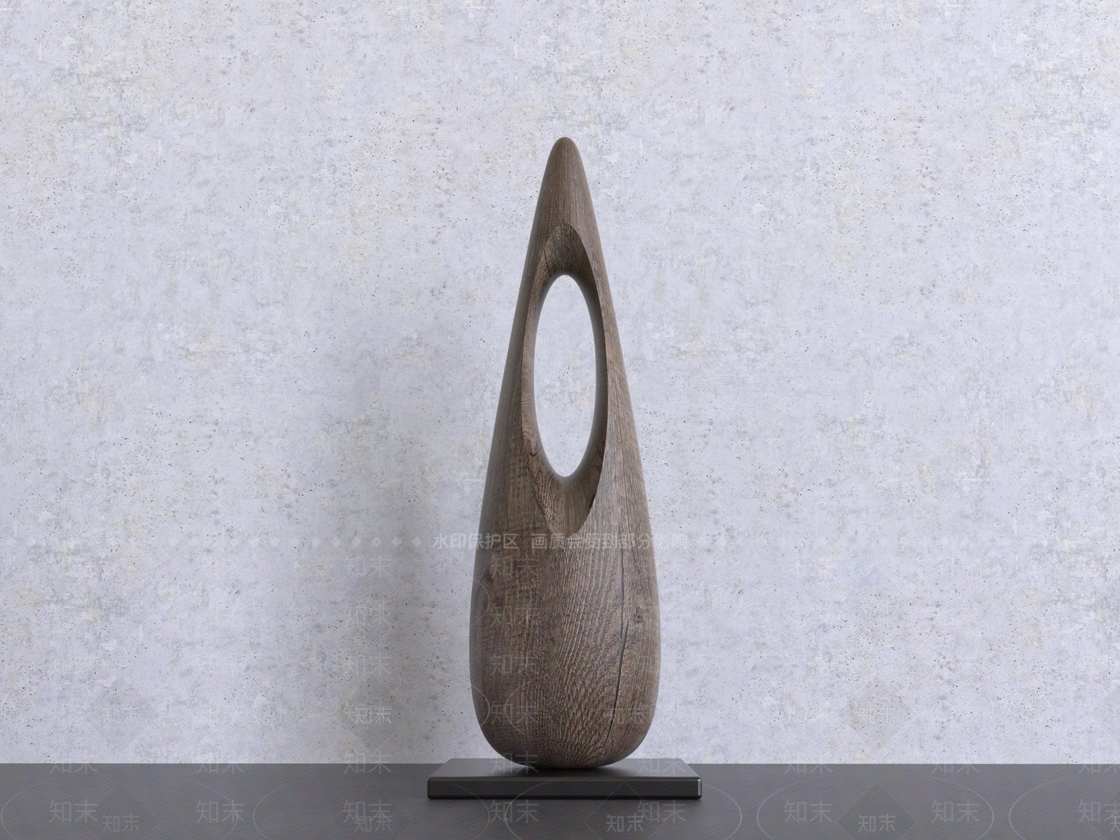 极简雕塑摆件3D模型下载【ID:1232274856】