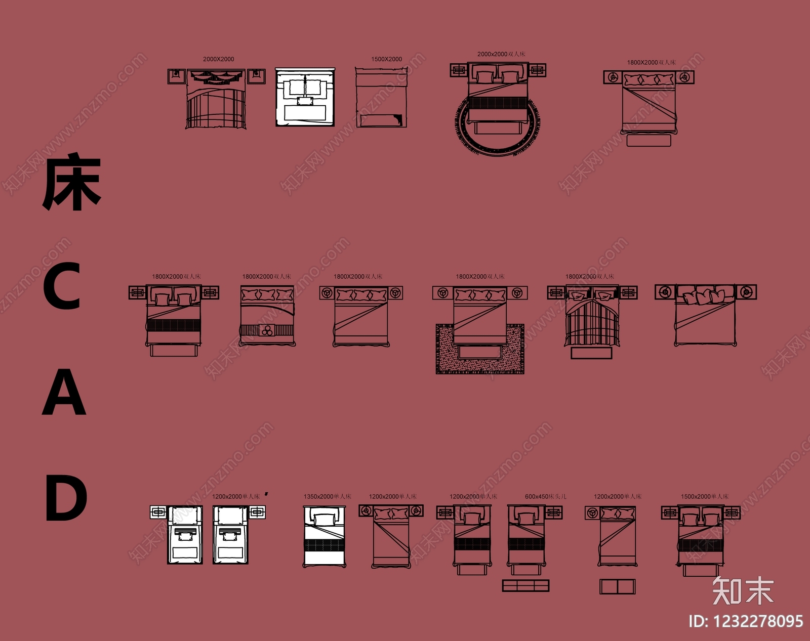 床cad施工图下载【ID:1232278095】