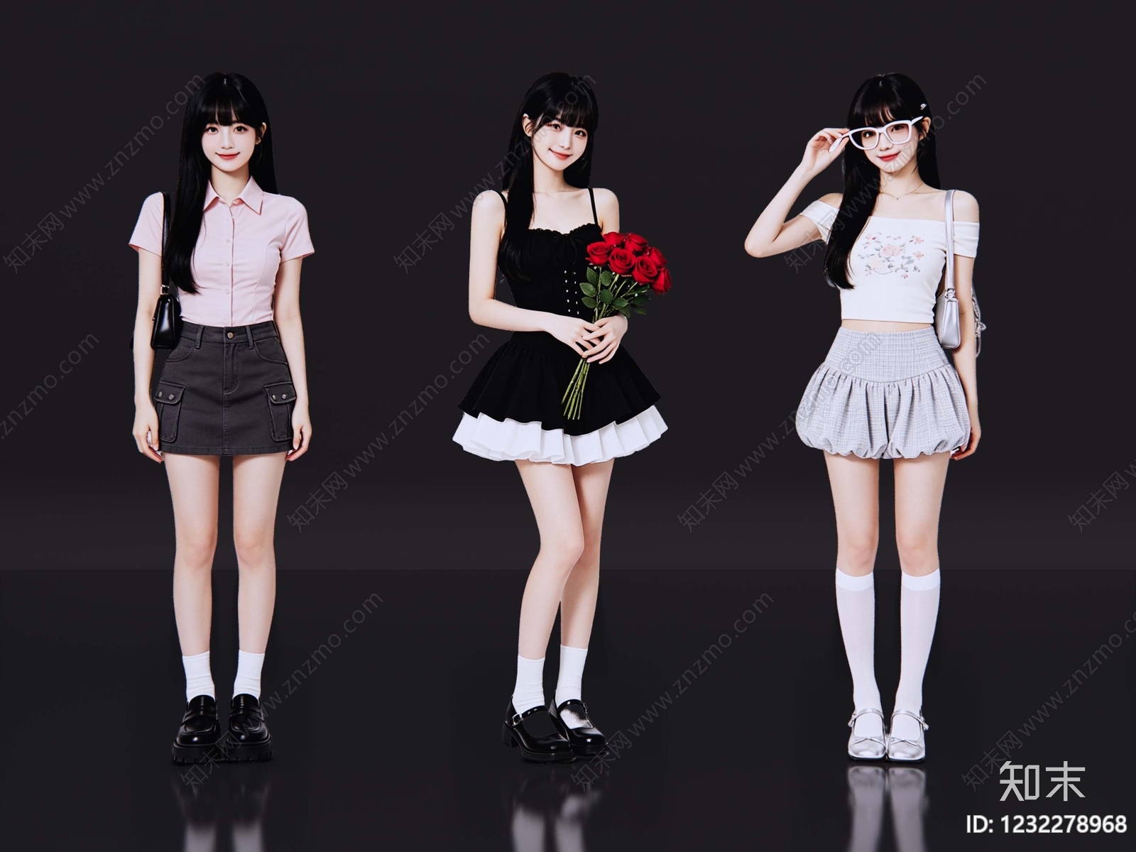 多人SU模型下载【ID:1232278968】