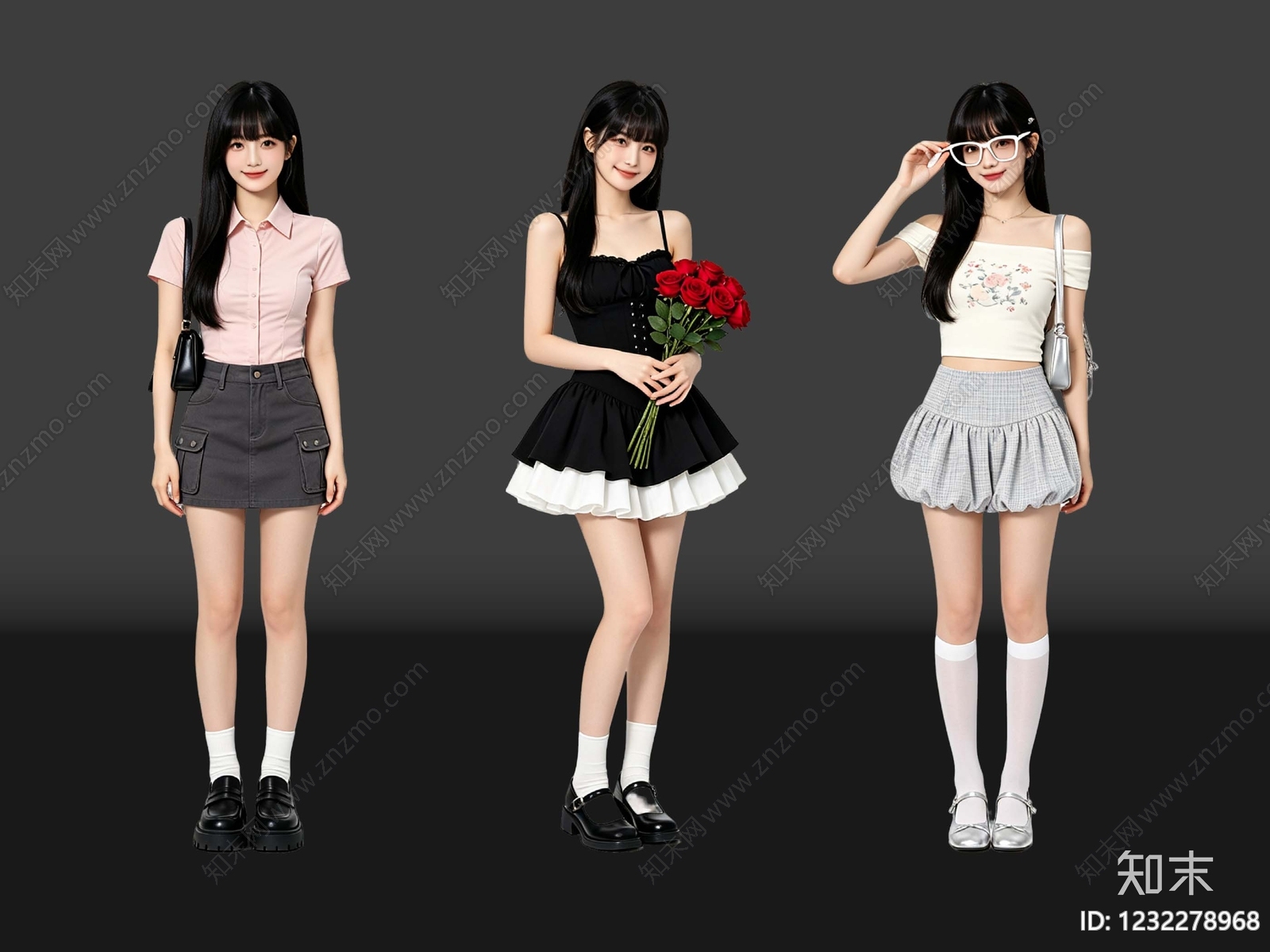 多人SU模型下载【ID:1232278968】