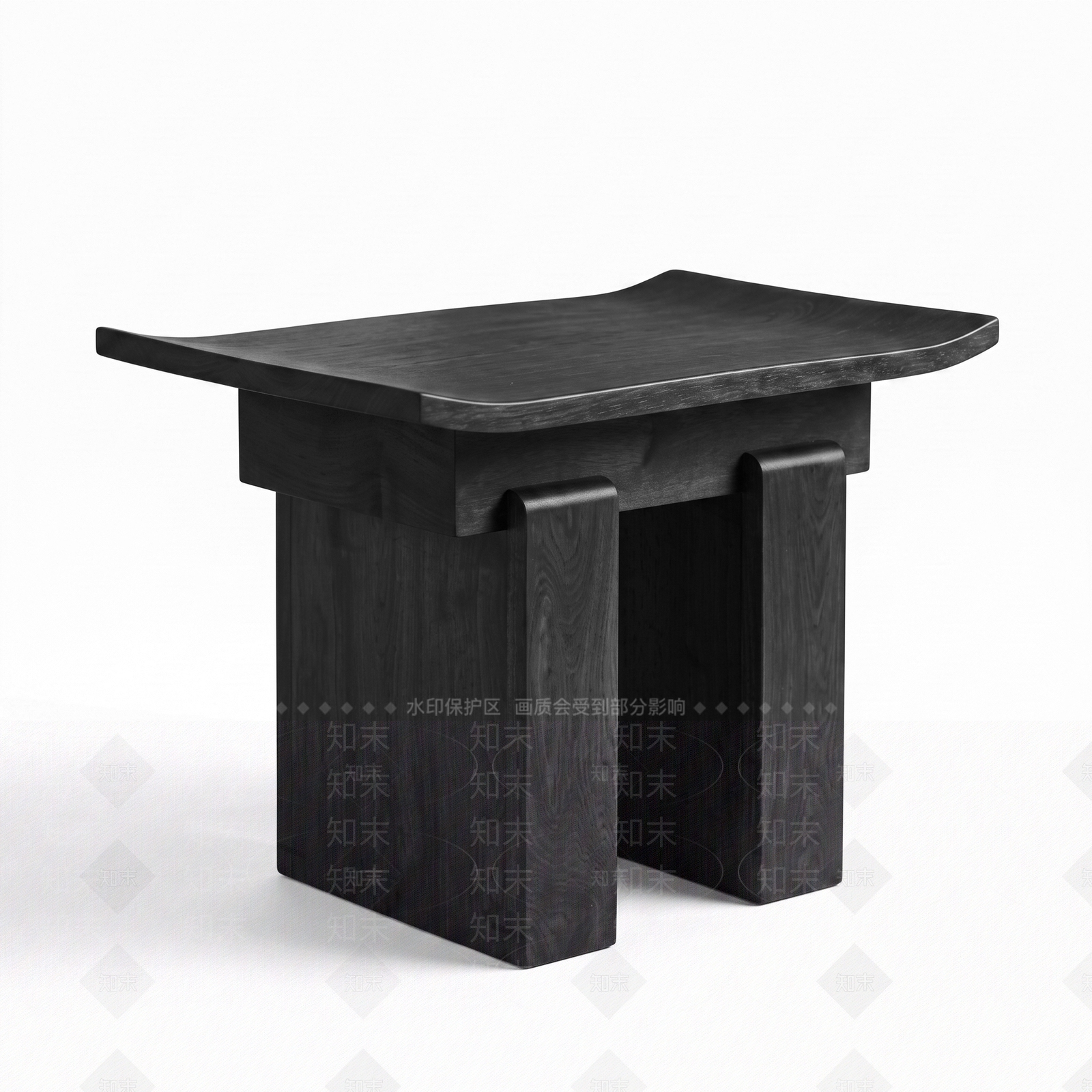 侘寂沙发凳3D模型下载【ID:1232284714】