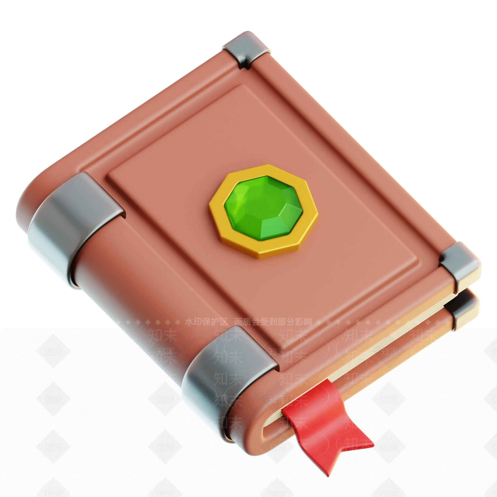 复古书籍3D模型下载【ID:1232285853】