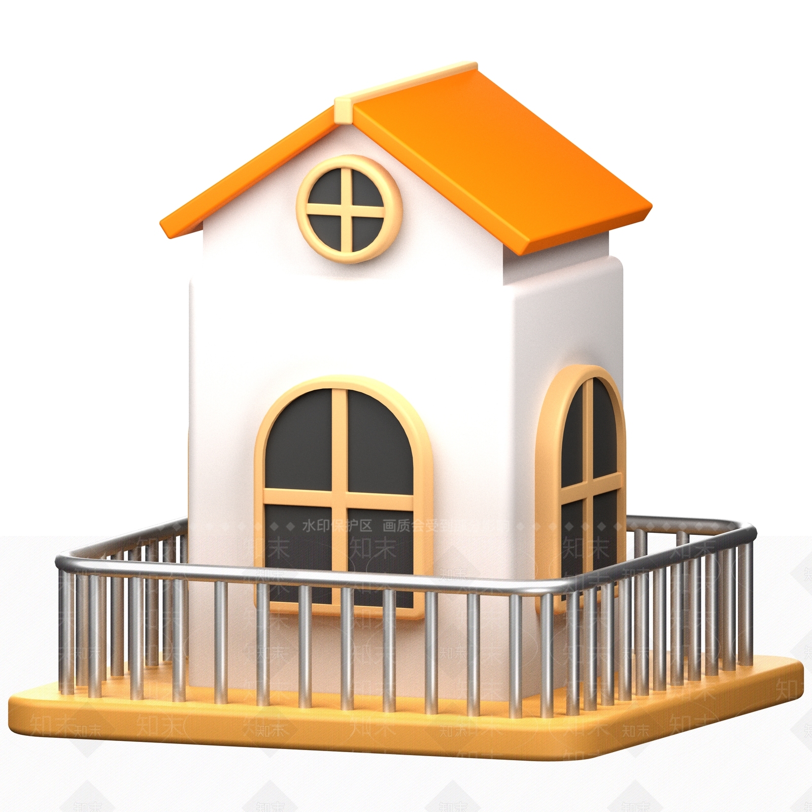 极简其他住宅外观3D模型下载【ID:1232285950】