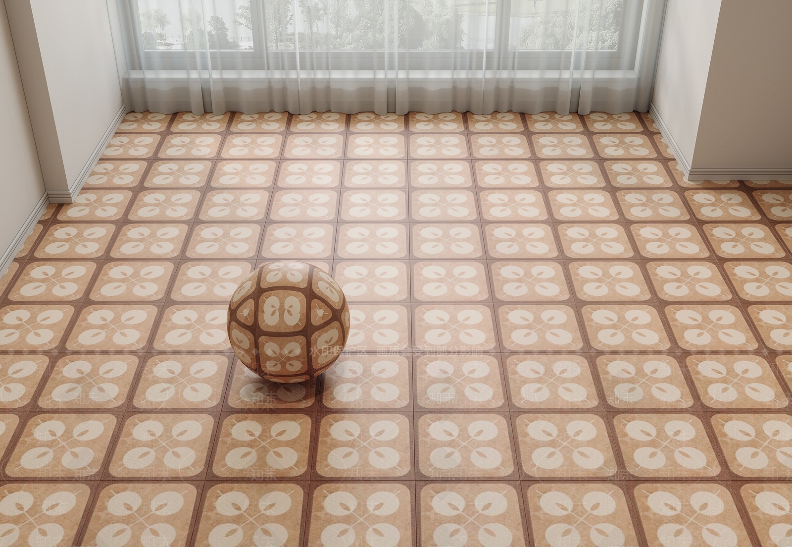 复古地砖3D模型下载【ID:1232286310】
