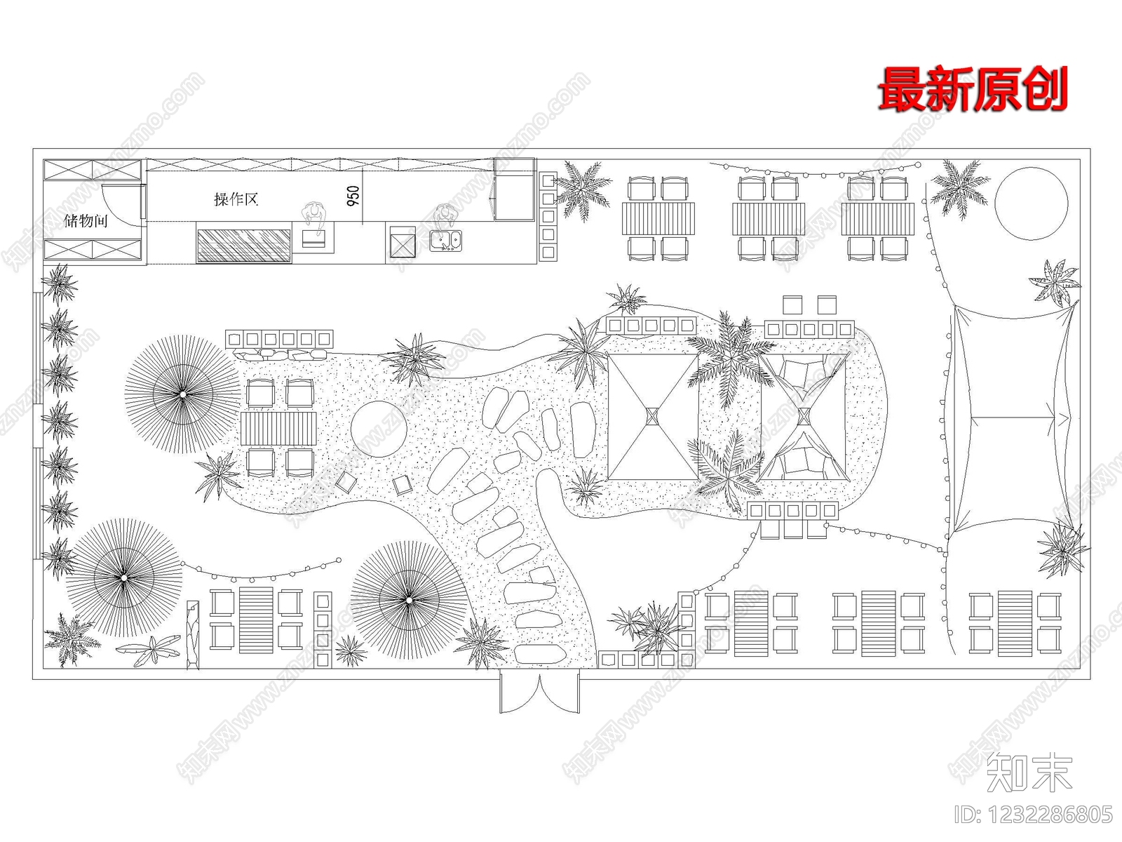 其他餐饮空间cad施工图下载【ID:1232286805】
