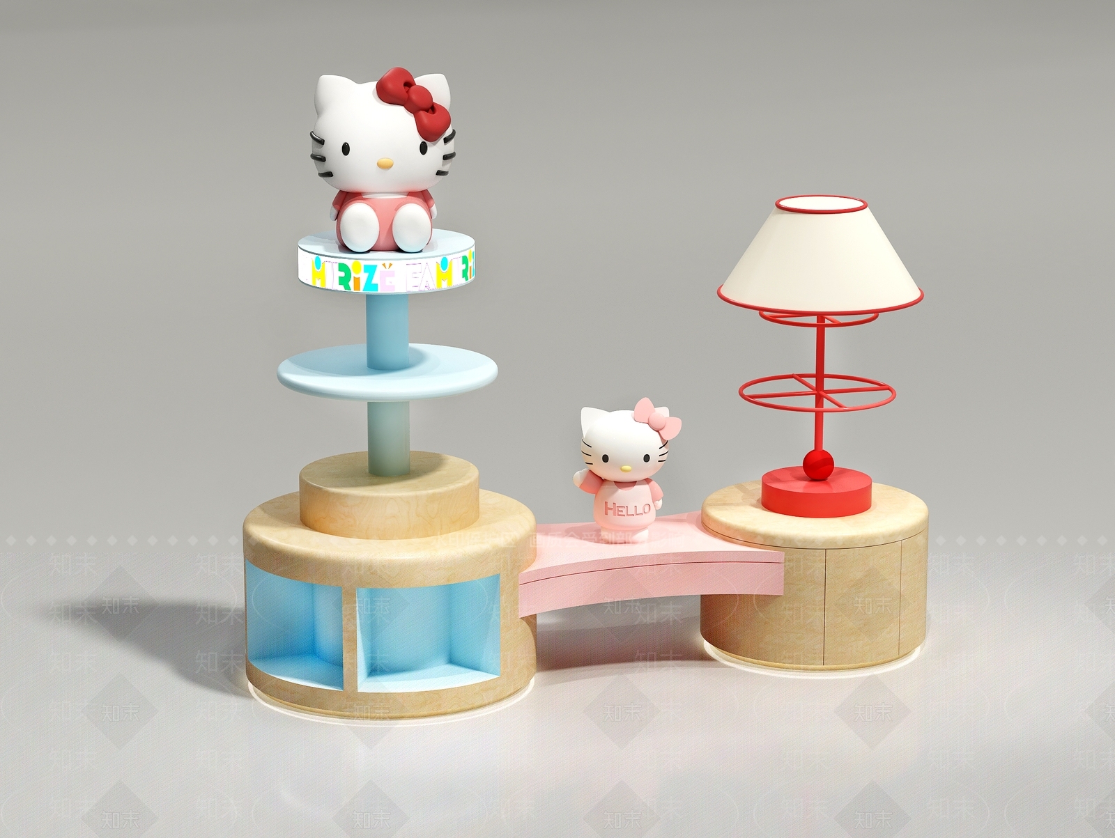 原木风货架3D模型下载【ID:1232290381】