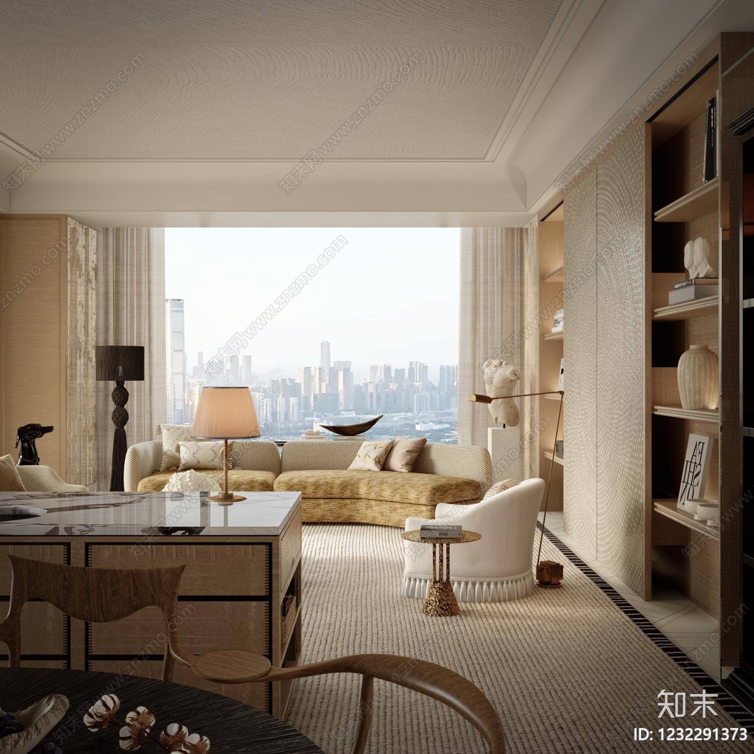 大平层cad施工图下载【ID:1232291373】