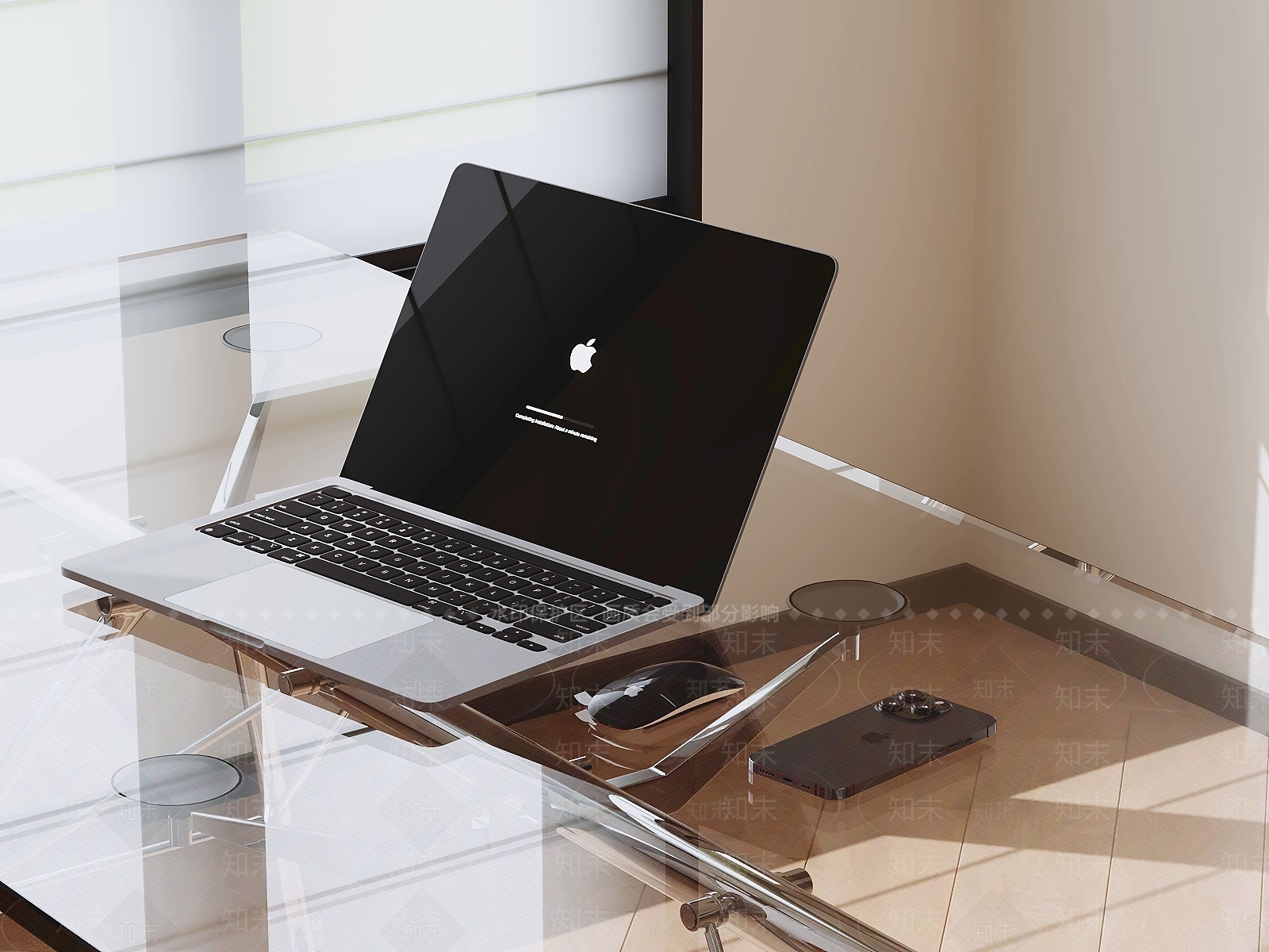 现代简约电脑3D模型下载【ID:1232292064】