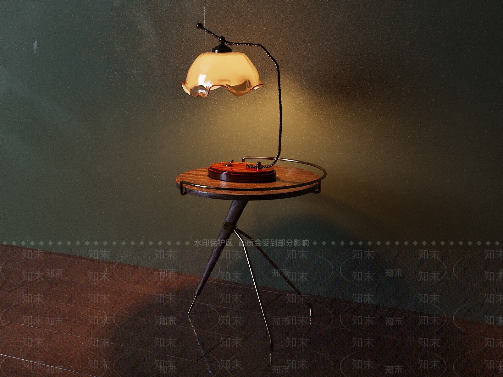 中古风边几3D模型下载【ID:1232292326】