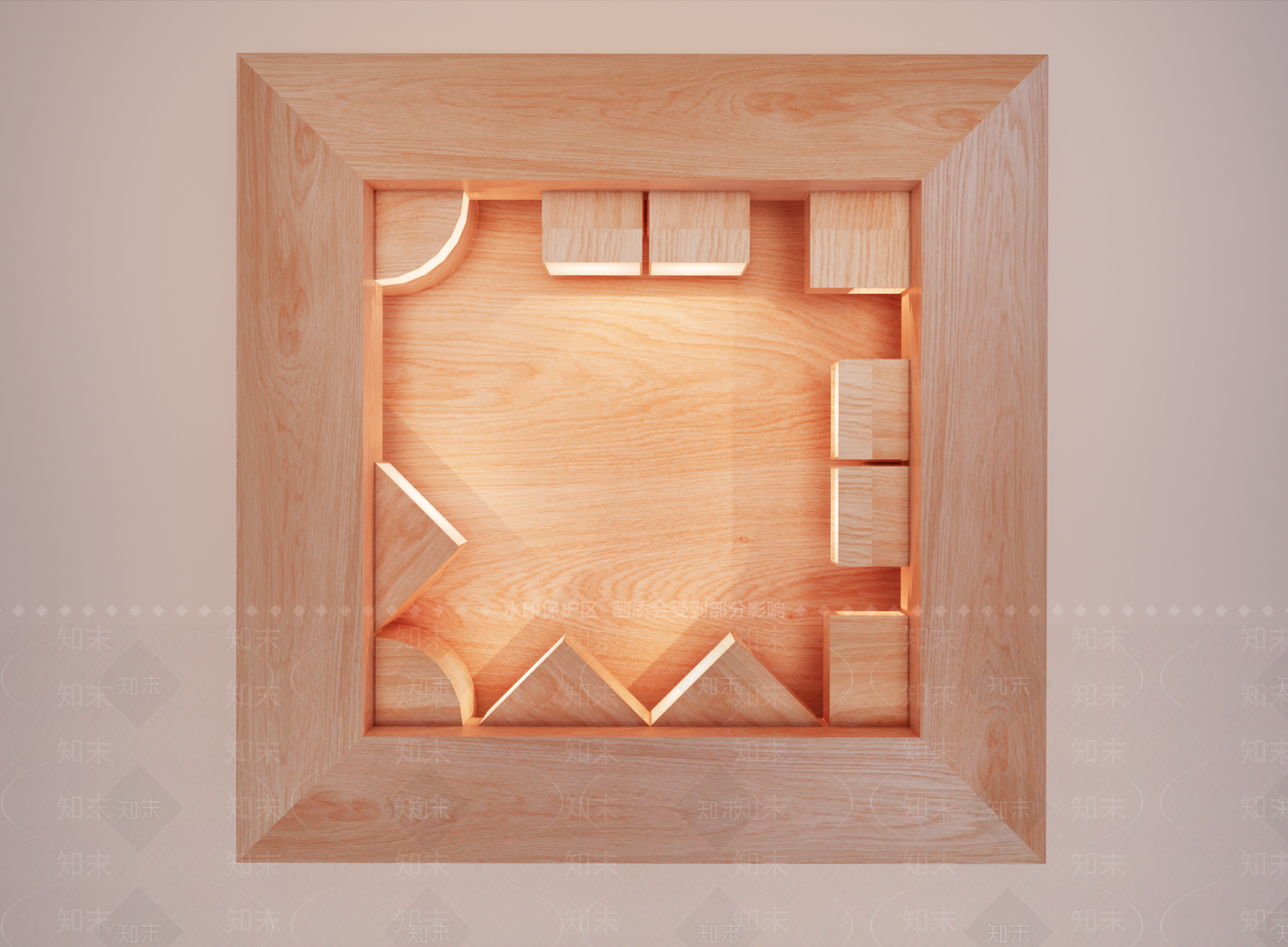 原木风台灯3D模型下载【ID:1232297932】