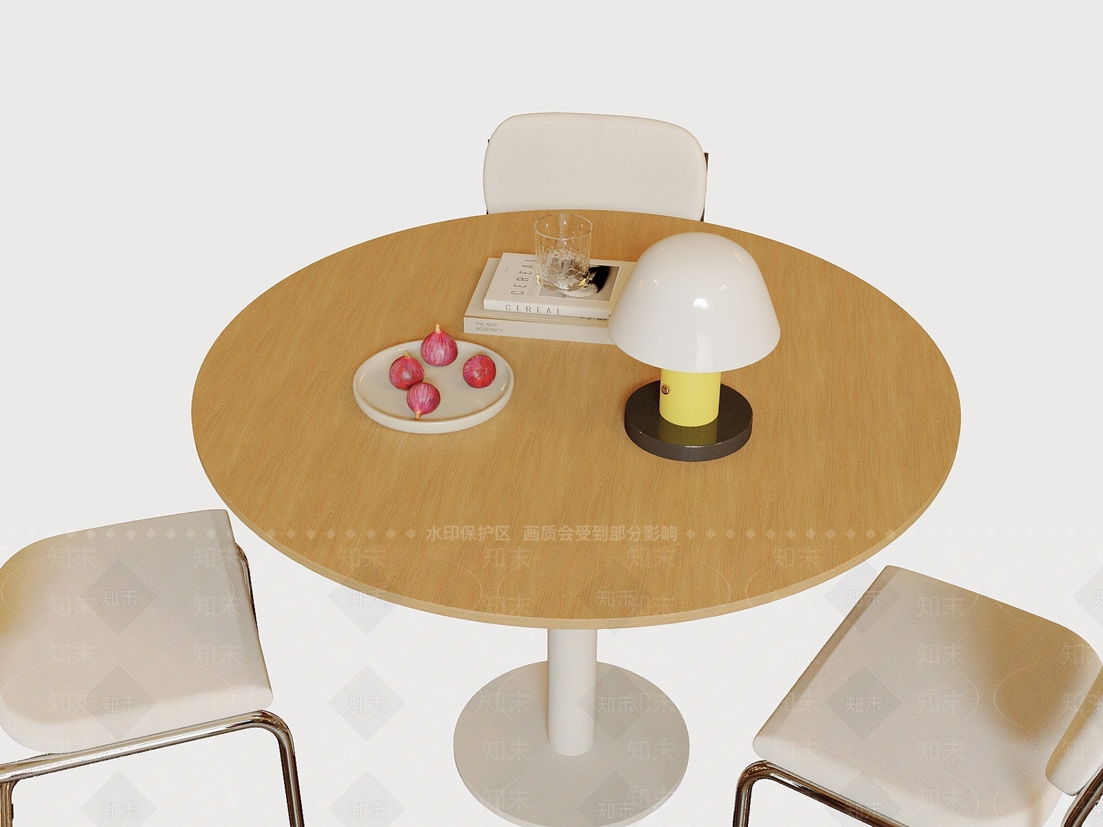原木风餐桌椅3D模型下载【ID:1232301248】