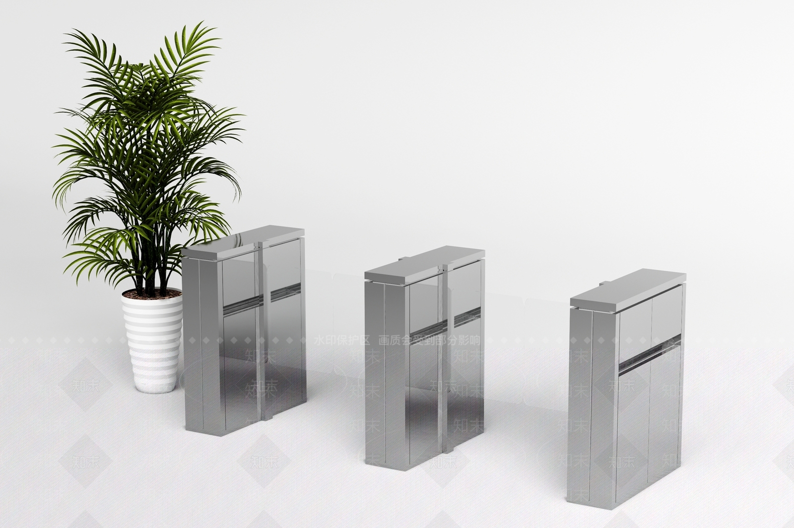 极简公用器材3D模型下载【ID:1232301427】
