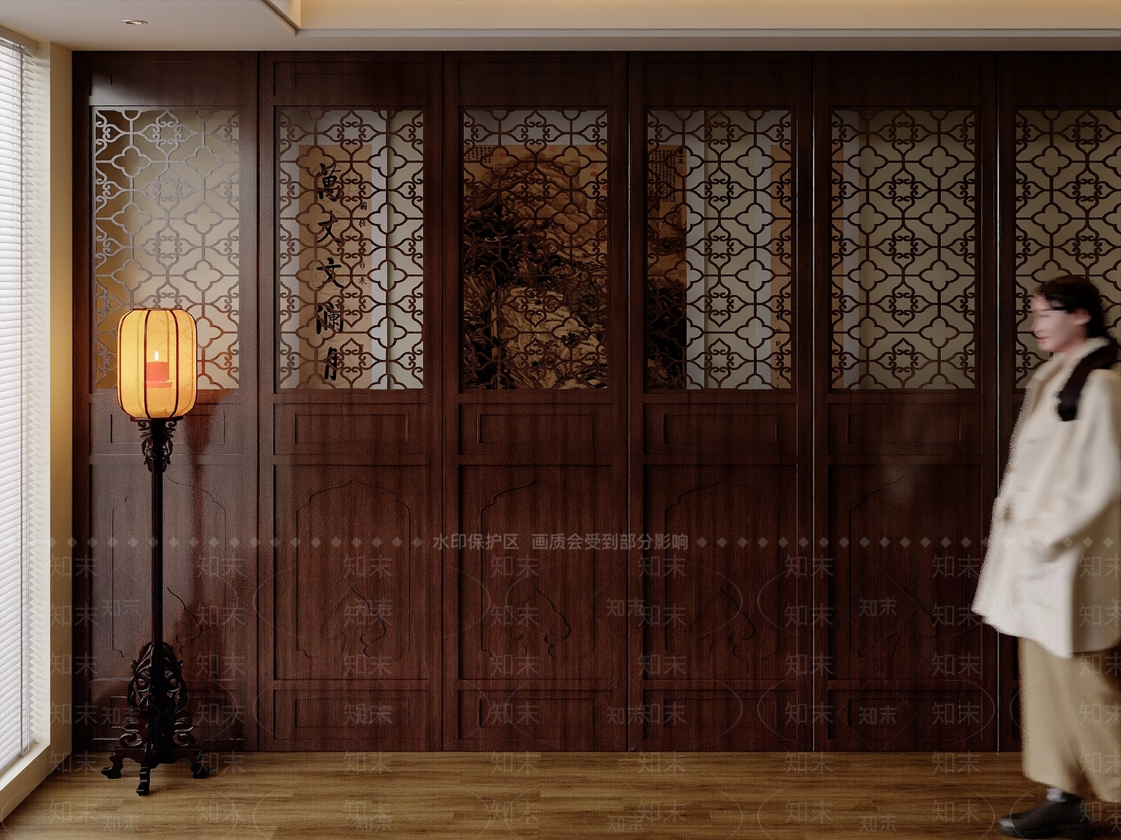 新中式宋式客厅3D模型下载【ID:1232302006】