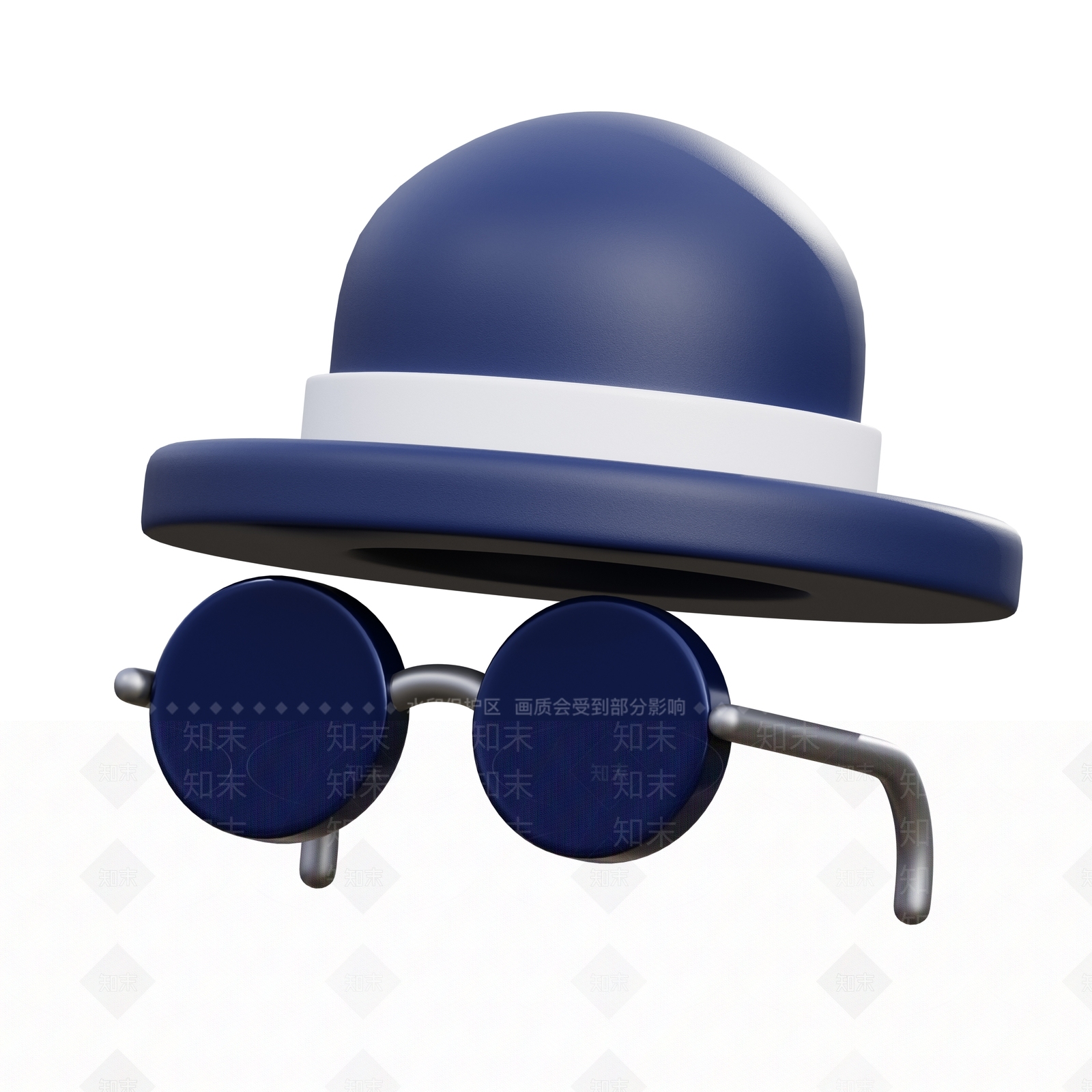 复古帽子3D模型下载【ID:1232302756】