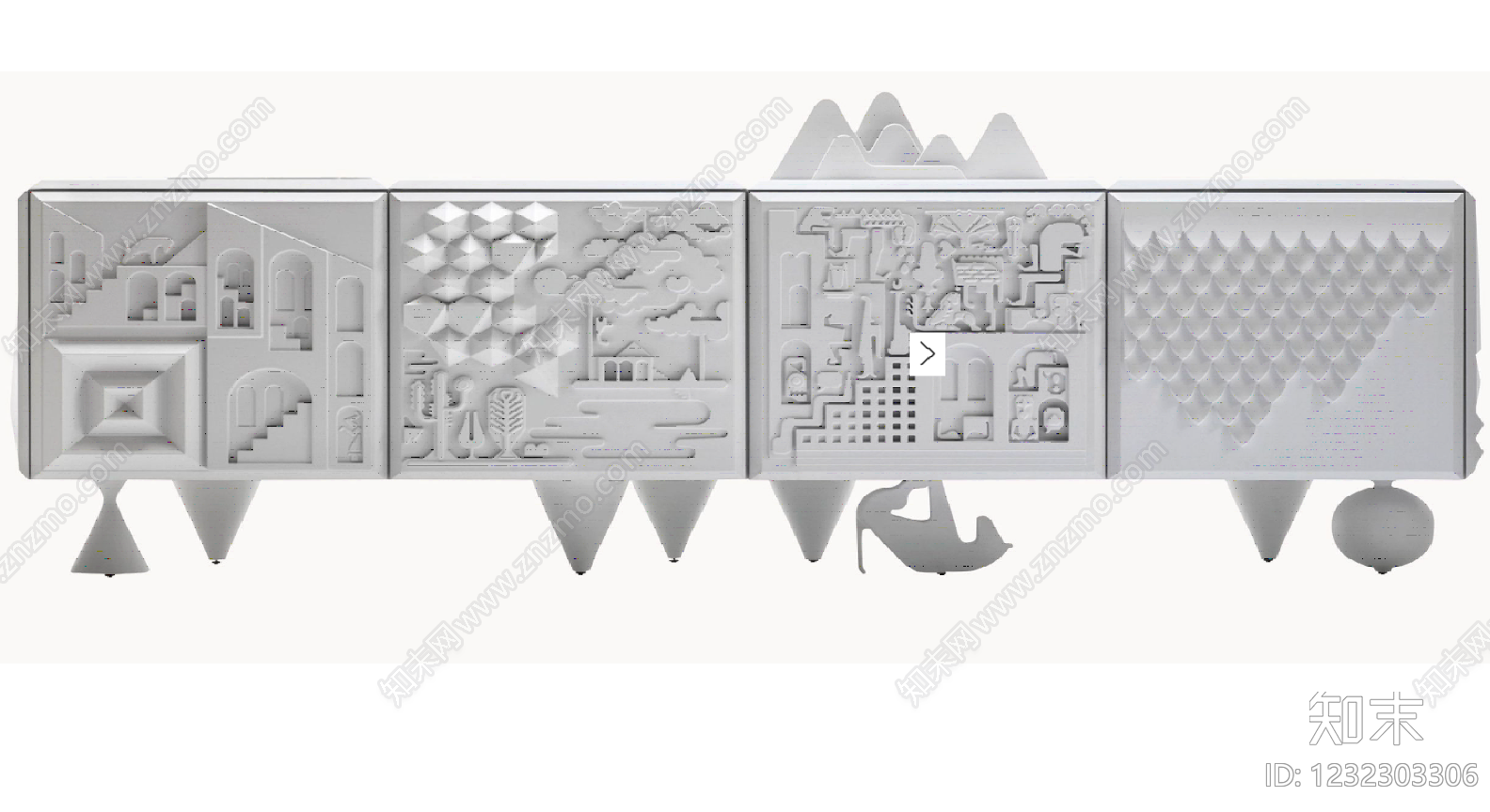 柜子cad施工图下载【ID:1232303306】