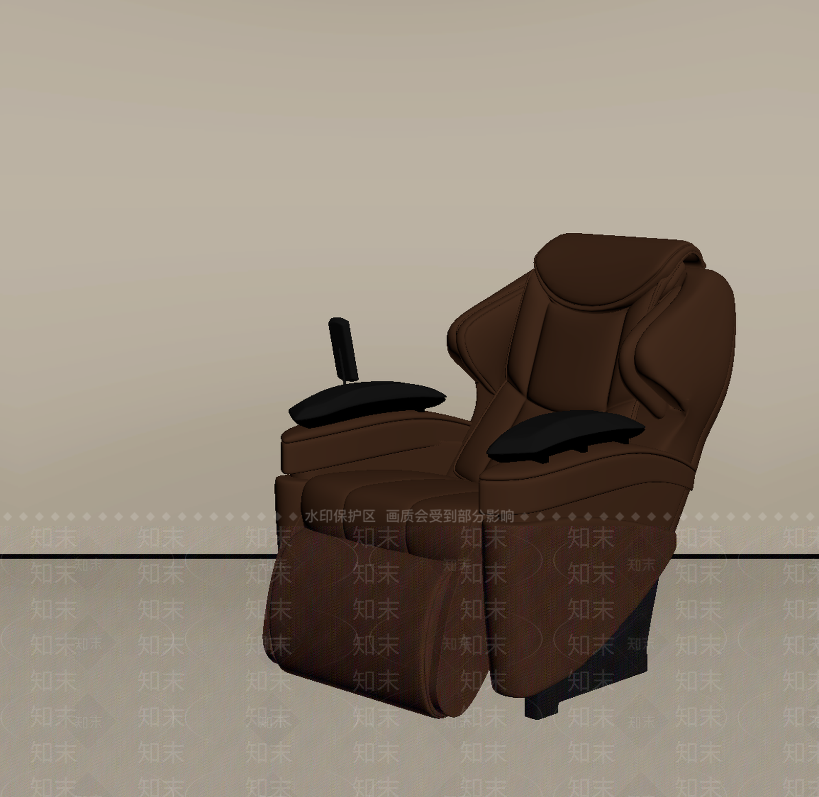 现代按摩椅SU模型下载【ID:1232303481】