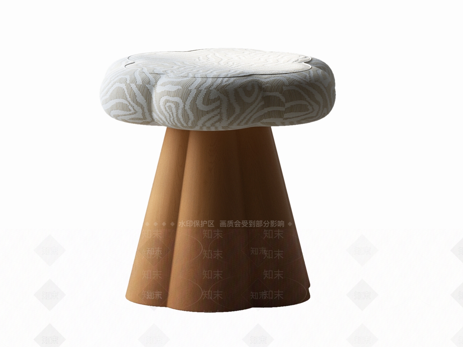 中古风沙发凳3D模型下载【ID:1232305365】