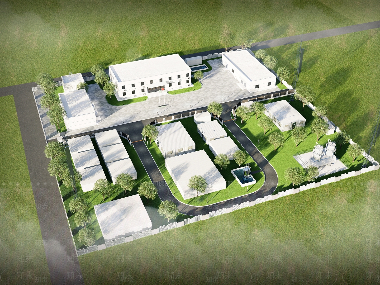 现代主义其他工业建筑SU模型下载【ID:1232307477】