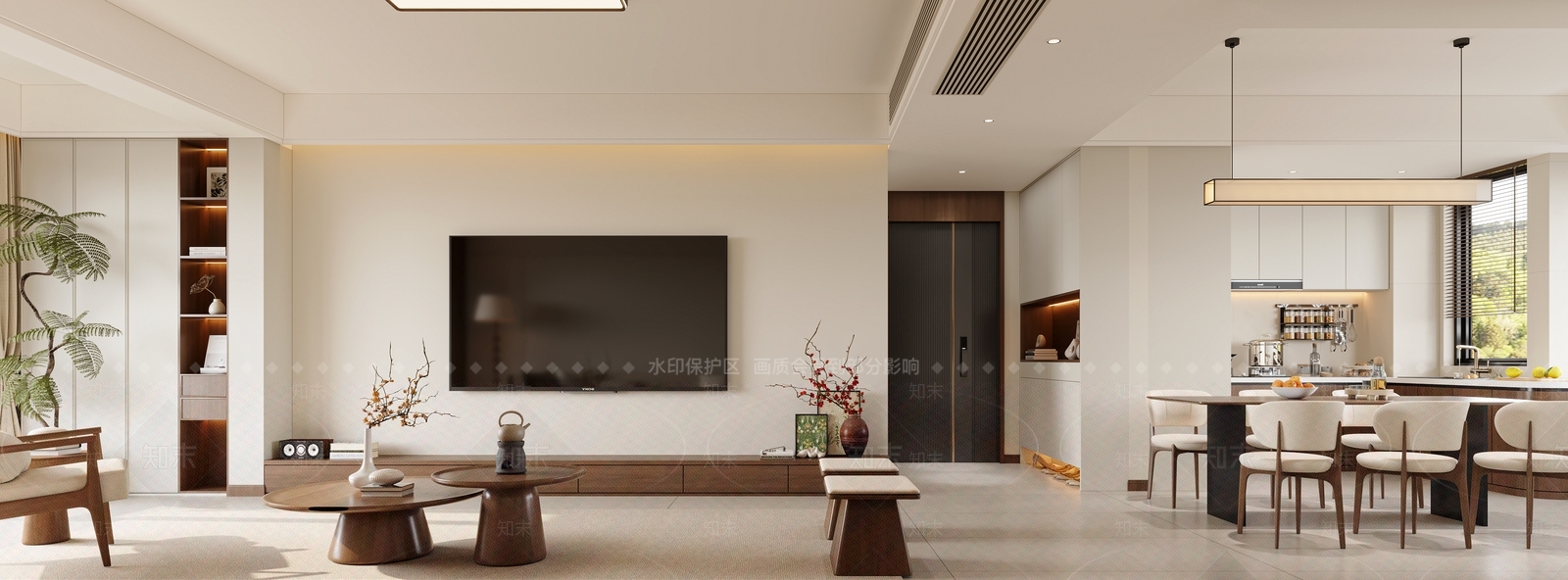 中古风宋式客餐厅3D模型下载【ID:1232309462】