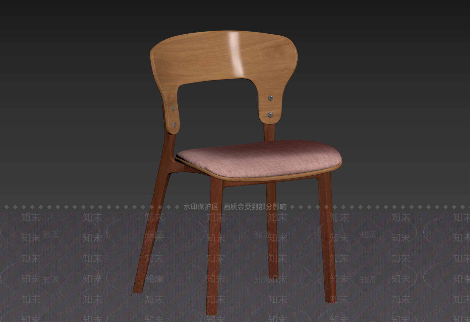 北欧餐椅3D模型下载【ID:1232321430】