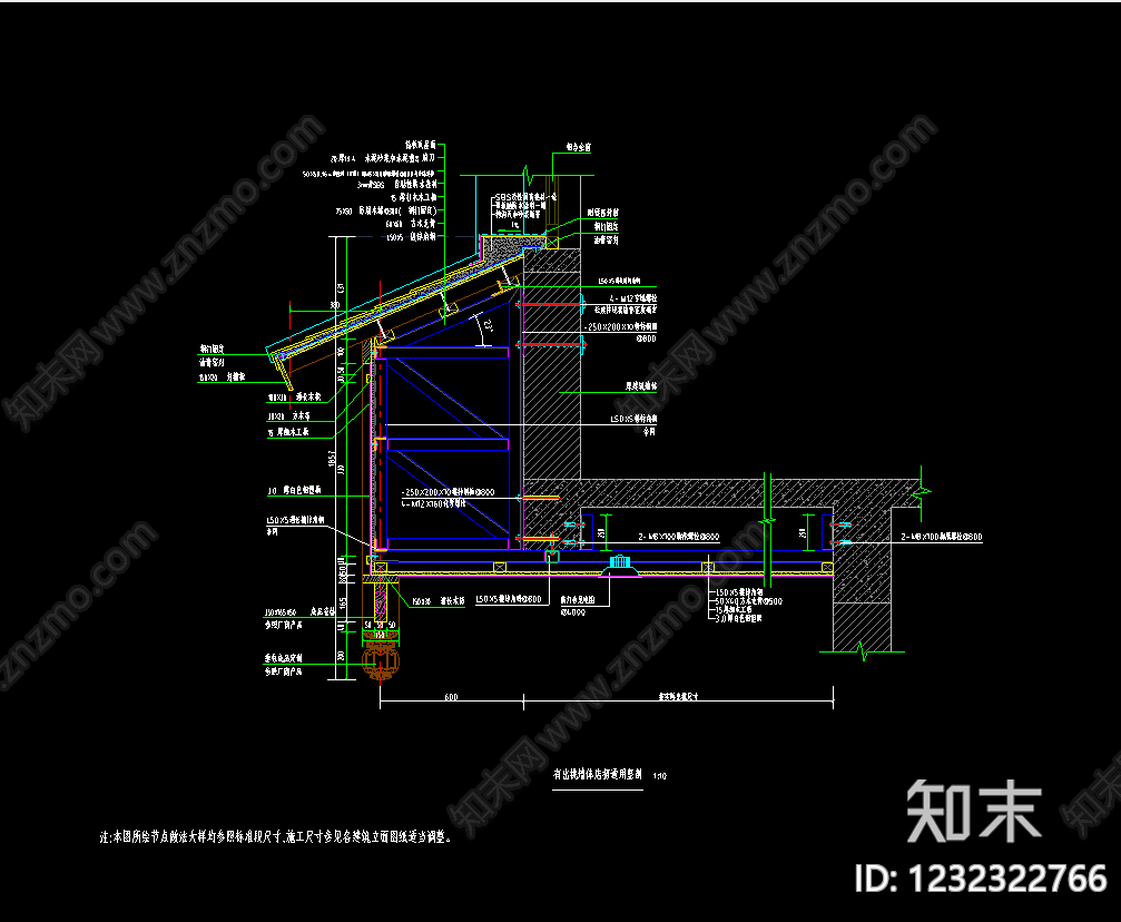 商业街cad施工图下载【ID:1232322766】
