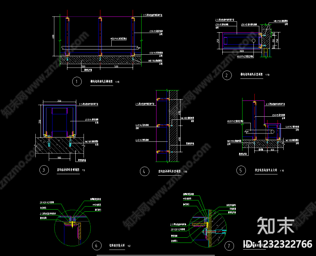 商业街cad施工图下载【ID:1232322766】