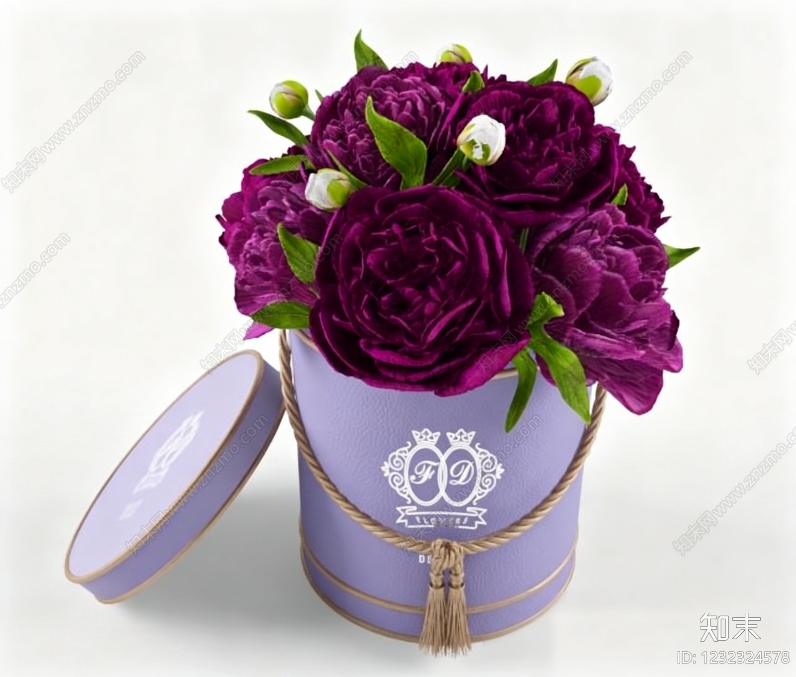 轻奢花艺SU模型下载【ID:1232324578】